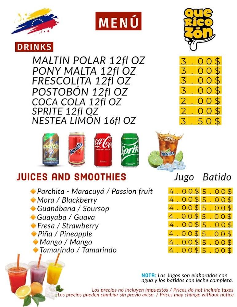 QUERICOZON Menu image 4